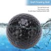 2 Layers Floating Golf Ball, Golf Floating Ball, Practice Floating Golf Ball, Water Golf Ball, Floating Water, Outdoor Sport, Golf Driving Range Ball, for Golf Lover, for Indoor Outdoor(Black) view 2