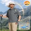 TACVASEN Fishing Shirts for Men Long Sleeve Button Down Shirts UV SPF UPF 50+ Sun Shirts Quick Dry Cooling Hiking Light Work Zipper Pockets Shirts Darkgrey S view 3