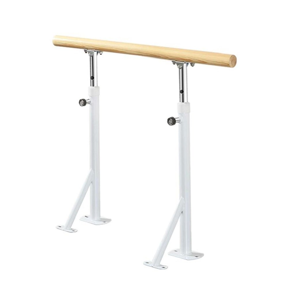 Balance Ballet Barre Portable for Home Studio, Height Adjustable 80-115Cm Dance Bar for Stretch, Pilates Active Workouts,Barre Exercise Equipment (White 150Cm)