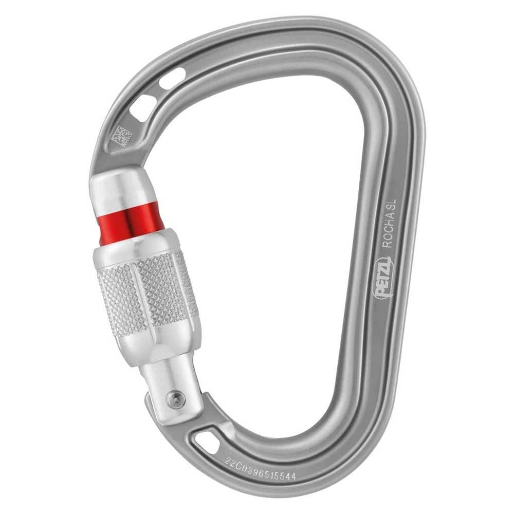 Petzl Rocha Screw-Lock Carabiner - Gray