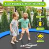 Deomod Trampoline Pad, 10FT 12FT 14FT Trampoline Replacement Safety Pad, Universal Trampoline Pads, Spring Cover, Waterproof, Tear Resistant, Round Arch Trampoline Accessories for Kids Adults, Blue view 3