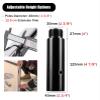 EliteBloom Dance Pole Extension for 45Mm, 125/250/500Mm Fitness Poles Kit to Connect Dancing Pole, Height Adjustable Ceilings Tube for Club, Home, 5 Colours (Black 125Mm) view 2