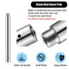 EliteBloom Dance Pole Extension for 45Mm, 125/250/500Mm Fitness Poles Kit to Connect Dancing Pole, Height Adjustable Ceilings Tube for Club, Home, 5 Colours (Black 125Mm) view 3