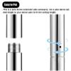 EliteBloom Dance Pole Extension for 45Mm, 125/250/500Mm Fitness Poles Kit to Connect Dancing Pole, Height Adjustable Ceilings Tube for Club, Home, 5 Colours (Black 125Mm) view 4