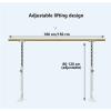 EliteBloom Ballet Barre Floor-Standing, Freestanding Adjustable Ballet Bar, Heavy Duty Dancing Stretching Ballet for Kids and Adults (1 M) view 2