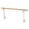 Height Adjustable 80-115Cm Double Dancing Barre, Floor Standing Stretching Dance Bar, Exercise Equipment Fitness Ballet Bar (White 150Cm) view 1