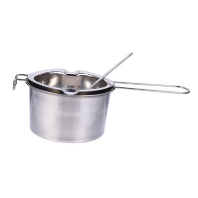 GANAZONO 1set Stainless Steel Butter Melting Pot Ergonomic Handle for Cheese and Melting for Hiking and Picnics Easy to Clean and Maintain