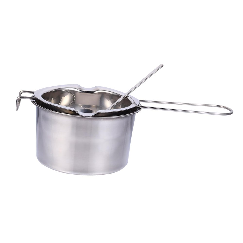 GANAZONO 1set Stainless Steel Butter Melting Pot Ergonomic Handle for Cheese and Melting for Hiking and Picnics Easy to Clean and Maintain