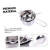 GANAZONO 1set Stainless Steel Butter Melting Pot Ergonomic Handle for Cheese and Melting for Hiking and Picnics Easy to Clean and Maintain view 4