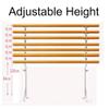 EliteBloom Stair Handrail, Ballet Barre, Dance Bar, Family Floor-Standing Indoor Adjustable Ballet Rod for Kids Adults Stretching Fitness (Beige 1.5M) view 3