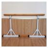 Balance Ballet Barre Portable, Height Adjustable 80-120Cm Dance Bar for Stretch, Pilates, Single Mobile Fitness Barre Exercise Equipment (White 100Cm) view 1