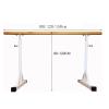 Balance Ballet Barre Portable, Height Adjustable 80-120Cm Dance Bar for Stretch, Pilates, Single Mobile Fitness Barre Exercise Equipment (White 100Cm) view 4