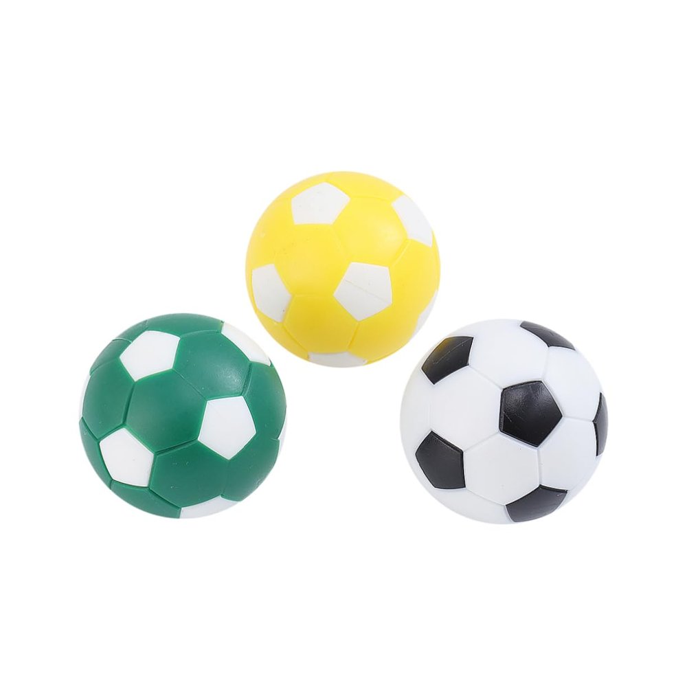WHAMVOX 36mm Table Foosball Balls 15pcs Mini Replacement Soccer Balls for Tabletop Soccer Games Sturdy Plastic Accessory for Family Fun and Competitive Play Random Color