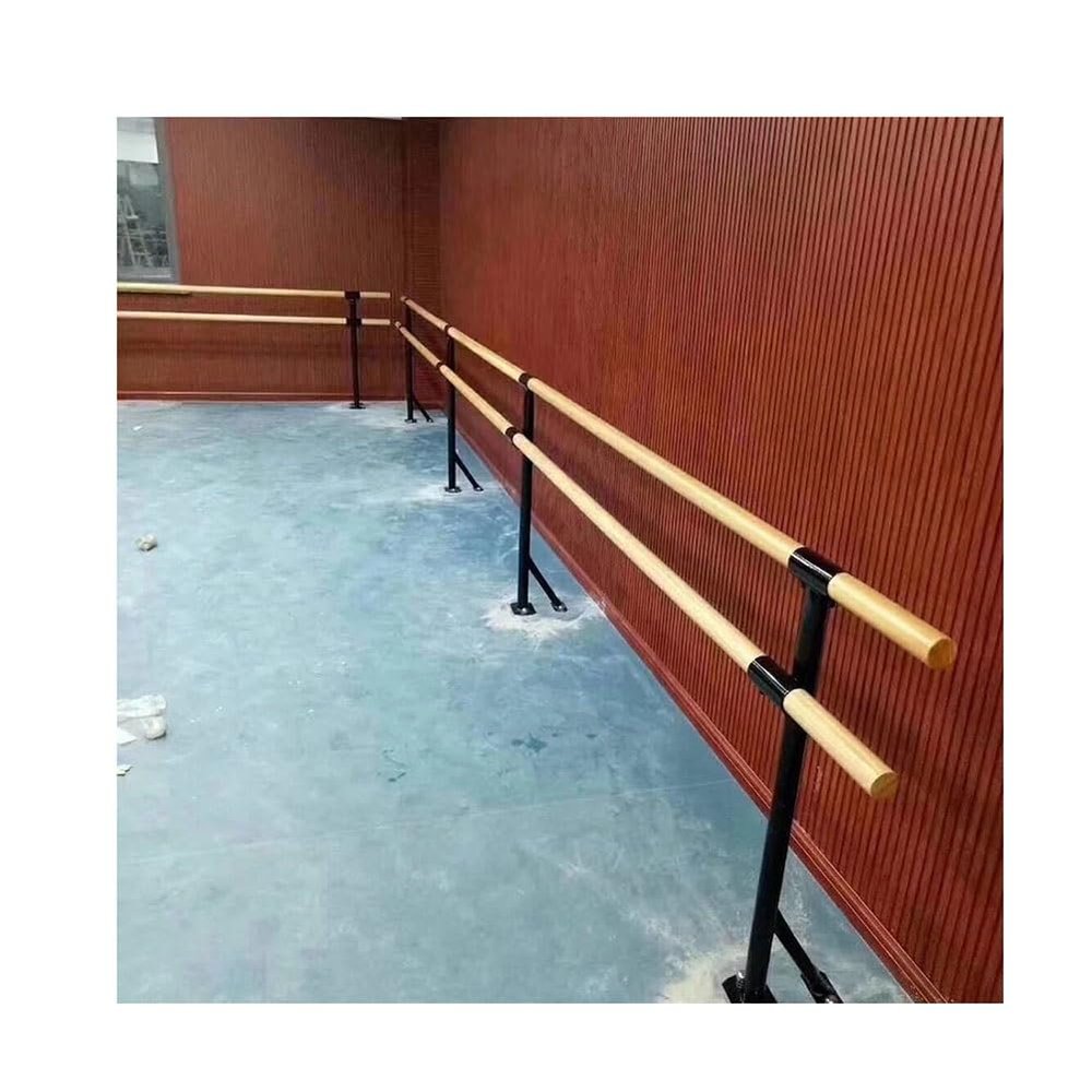 EliteBloom Stair Handrail, Adjustable Ballet Barre Dance Practice Room Aids and Home Mobile Leg Press Dance Studio (Beige 1M)