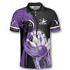 PRIMESTY Bowling Shirts Gift for Bowling Lover, Bowling Shirt for Men Women Polo Team 3D Unisex Jersey Short Sleeve Funny view 2