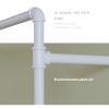 EliteBloom Double Ballet Barre, Movable Lifting Double Ballet Bar Portable for Home, Height Adjustable Ballet Sticks for Kids Adults (1 M) view 4