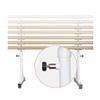 EliteBloom Ballet Bar Ballet Barre Adjustable Dancing Bars Mobile Fitness Practise Dance Ballet Barre for Home Dancing Fitness (White) view 1