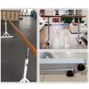 EliteBloom Ballet Bar Ballet Barre Adjustable Dancing Bars Mobile Fitness Practise Dance Ballet Barre for Home Dancing Fitness (White) view 2
