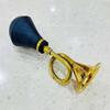 15.5" Bike Horn for Adults Classic Bugle Horn Metal Squeeze Clown Horn for Golf Cart, Fits All Bicycle Handle Bar, Loud Sounds view 1
