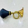 15.5" Bike Horn for Adults Classic Bugle Horn Metal Squeeze Clown Horn for Golf Cart, Fits All Bicycle Handle Bar, Loud Sounds view 2