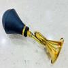 15.5" Bike Horn for Adults Classic Bugle Horn Metal Squeeze Clown Horn for Golf Cart, Fits All Bicycle Handle Bar, Loud Sounds view 3