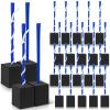 Shappy 24 Pieces Base Plugs with Tassels Heavy Duty Rubber Baseball Anchor Plug for Baseball Field Drill Softball Accessories(Blue) view 1