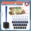 Shappy 24 Pieces Base Plugs with Tassels Heavy Duty Rubber Baseball Anchor Plug for Baseball Field Drill Softball Accessories(Blue) view 2