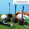 Shappy 24 Pieces Base Plugs with Tassels Heavy Duty Rubber Baseball Anchor Plug for Baseball Field Drill Softball Accessories(Blue) view 4