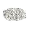 MUUNN 100pcs Tungsten Faceted Slotted Beads for Fly Tying, Sink Deeper and Faster 5 Colors/8 Sizes Slotted Tungsten Beads Fly Tying Beads Head Fly Tying Materials(Silver,2.8mm) view 2