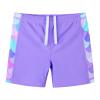 BAOHULU Girls Swimsuit Two Piece Tankini UPF 50+ UV Protective Rash Guard Set 3-12 Years S451_PurpleScale_14A view 3