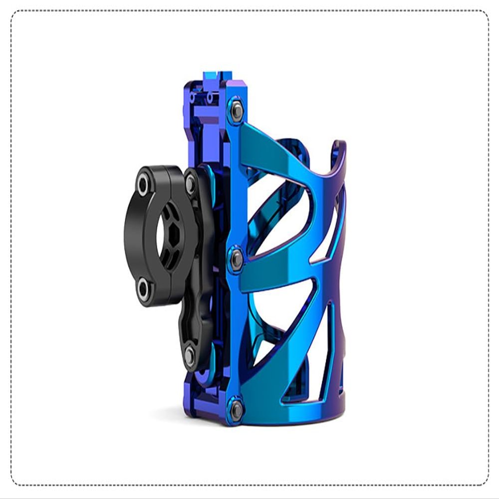 Ammtio Water Bottle Holder Motorcycle Bicycle Drink Cage with Screw Tool Standard and Smaller Size Bottles. (Colroful)