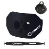 O Shield Mouth Guard for Football with Dual-Layer Protection, Built-in Air Channels, Extended Lip Shield, Soft Material, Adult and Youth Sizes with Strap/Case, Black view 1