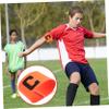 Garneck Elastic Soccer Captain Armband for Adult Youth Adjustable Arm Band for C Armband for Soccer Rugby Basketball Player view 2