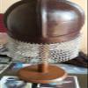 NineFit Basics Medieval Viking Helmet vintage Leather Helmet Armor Chain Mail Helmet, Standard, Brown view 4
