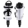 SHIJT Professional Adjustable Inline Skates Adults Roller Skates for Women Men Beginner Youth High-Top Outdoor Clubs(White,10) view 1