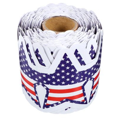 DIYEAH 1roll Border Trim for Bulletin Boards Removable Decoration for Classroom and Office Decor Fun and Design