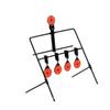 SUPVOX Self-resetting Metal Shooting Practice Indoor and Outdoor Use Construction Interactive Design for Fun Training Black view 1