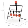 SUPVOX Self-resetting Metal Shooting Practice Indoor and Outdoor Use Construction Interactive Design for Fun Training Black view 2