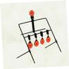SUPVOX Self-resetting Metal Shooting Practice Indoor and Outdoor Use Construction Interactive Design for Fun Training Black view 3