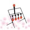 SUPVOX Self-resetting Metal Shooting Practice Indoor and Outdoor Use Construction Interactive Design for Fun Training Black view 4