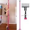 Top Mounted Permanent Spinning Dance Pole, 8ft 9ft 10ft 11ft 12ft Pink Silicone Fitness Stripping Pole for Dance Studio Home, Includes Screw Fittings ( Color : 2.3-3.75 m (7.5-12.3 ft) Dance Pole ) view 1