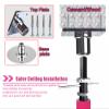 Top Mounted Permanent Spinning Dance Pole, 8ft 9ft 10ft 11ft 12ft Pink Silicone Fitness Stripping Pole for Dance Studio Home, Includes Screw Fittings ( Color : 2.3-3.75 m (7.5-12.3 ft) Dance Pole ) view 3