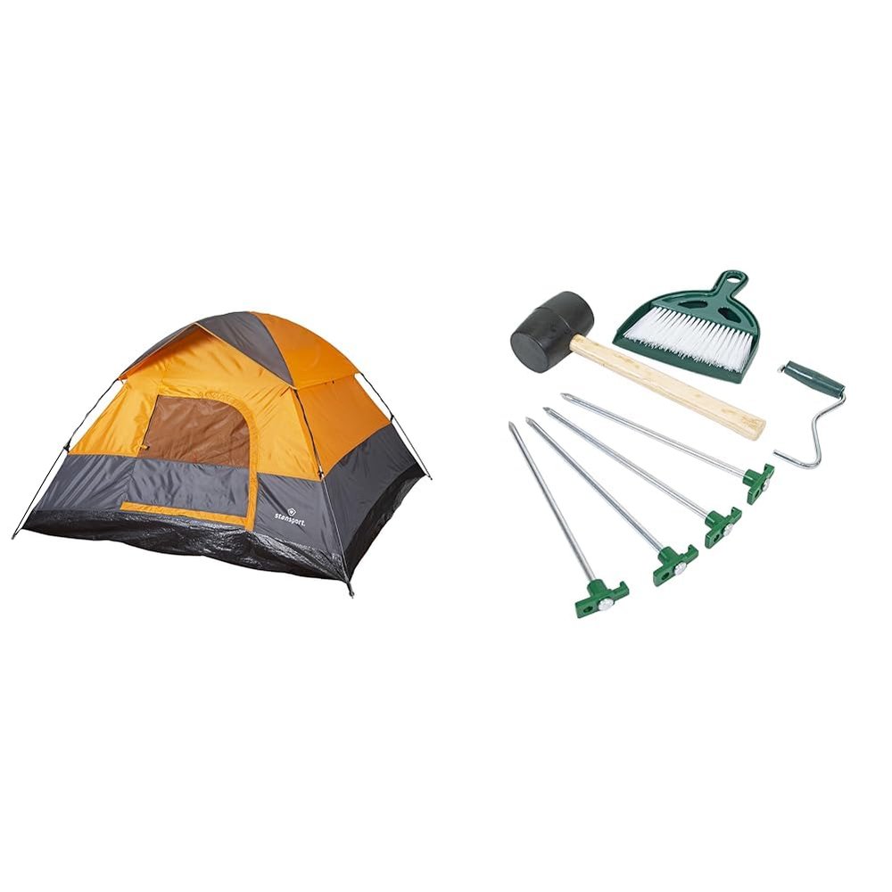 Stansport Appalachian Dome Tent (2143-63) & Stansport Tent Essentials Kit