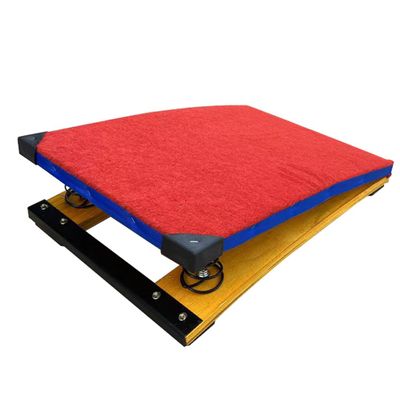 Heavy Duty Wood Springboard with Steel Spring Jump Pad,Gymnastics Vault Springboard Equipment for Home School Training