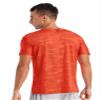 vastwit Men's Athletic T-Shirt Short Sleeve Tee Shirt Dry Fit Performance Workout Gym Yoga Tops UPF 50+ Rash Guard Shirt Orange A X-Large view 2