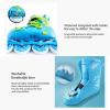 SHIJT Roller Skates for Boy and Girls Adjustable Kids Inline Skates Beginner Roller Blades Indoor Outdoor for Youth(Blue+White Wheel,S(27-30EU)) view 2