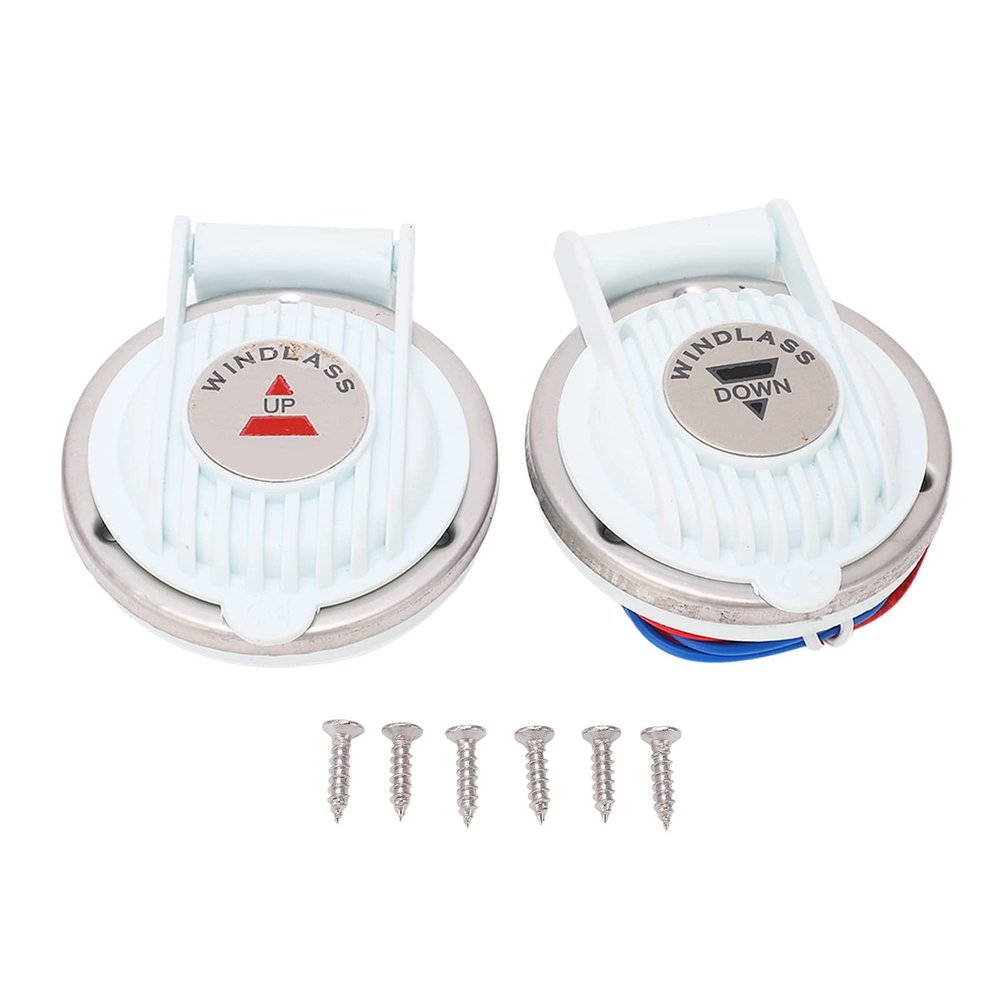QANYEGN Windlass Foot Switch, Windlass Winch Foot Switch, Marine Boat Anchor Windlass Winch Foot Compact Switches for Boat