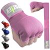 POZTEV Boxing Hand Wraps for Men & Women - Boxing Quick Wraps Inner Gloves Kickboxing Handwraps for Boxing Gloves Gear Knuckle Support Elastic Wrist Straps for Training MMA Shadowboxing (Pink L/XL) view 1