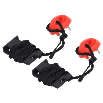 POENVFPO 2pcs Treadmill Safety Key Replacement Pin, Portable ABS Magnetic Safety Switch Security Lock Emergency Stop for Most Running Machine