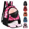 Basketball Bag Backpack for Women Men with Ball & Shoes Compartment 30L Capacity Lightweight Breathable Girls Boys Soccer Ball Bag Backpack Fit Volleyball Football Sports Travel School Gym Pink Camo
